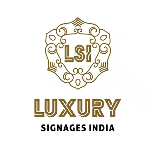 luxury signages india logo
